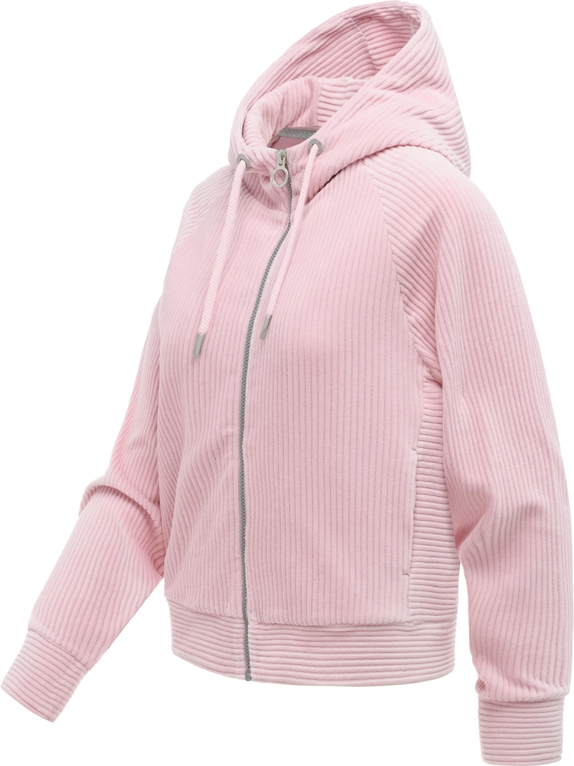 Ragwear Sweatvest 'Corduly' in Roze