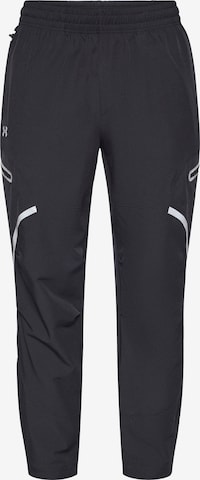juoda UNDER ARMOUR Standartinis Sportinės kelnės 'Unstoppable': priekis