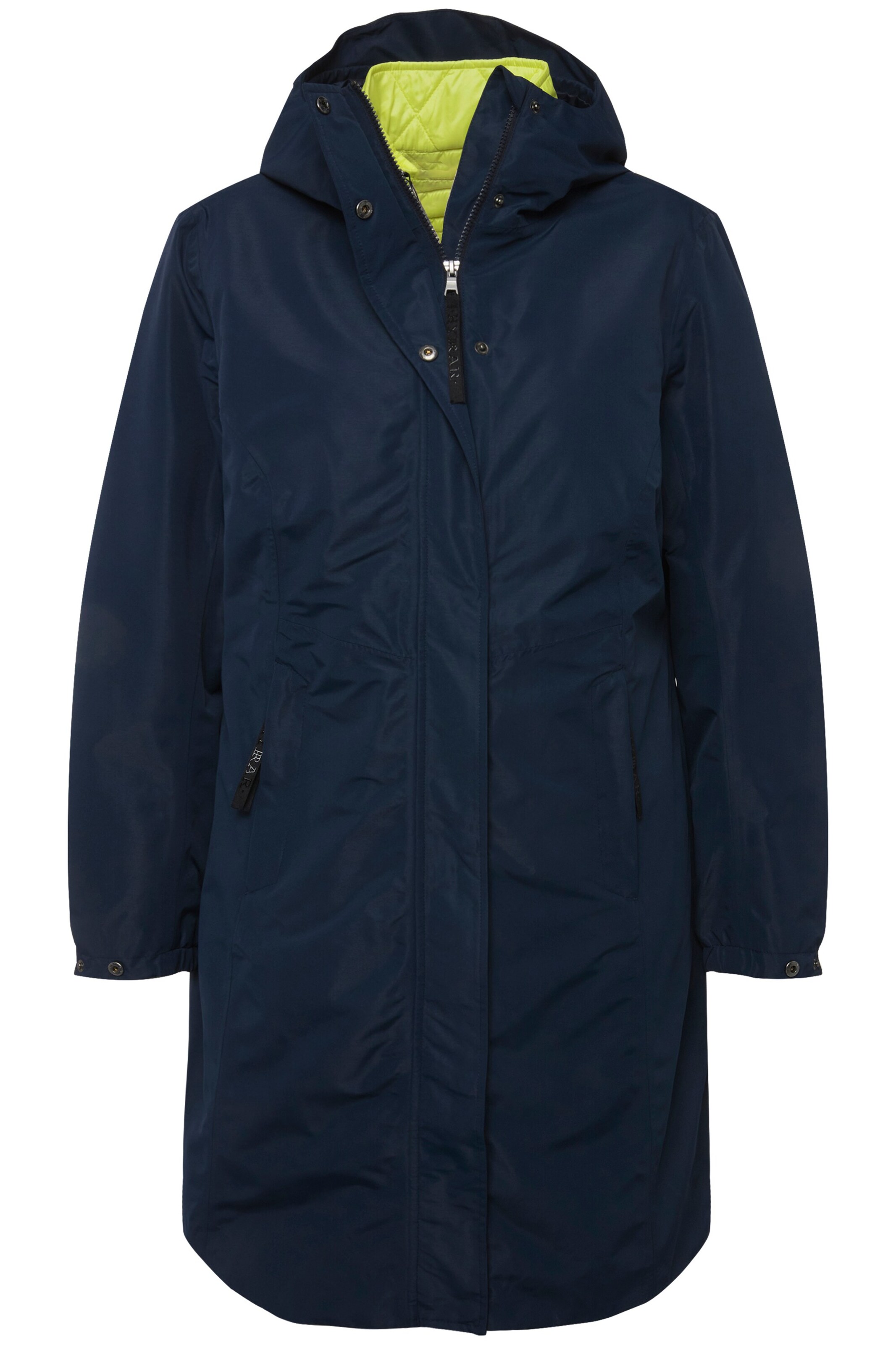 Ulla Popken Functionele jas in Blauw: voorkant