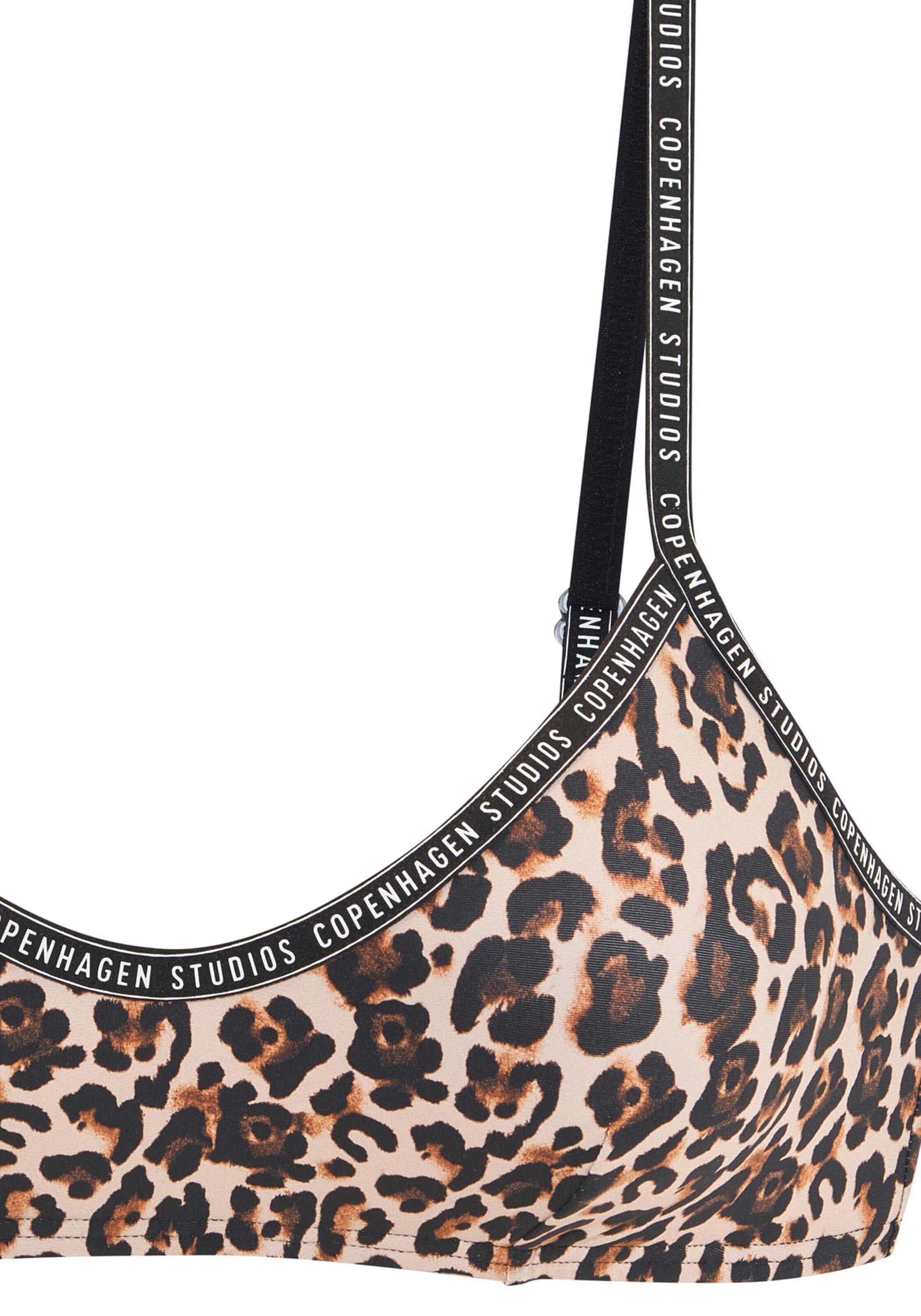 Copenhagen Studios Õlapaelteta topp Bikiinitopp, värv pruun