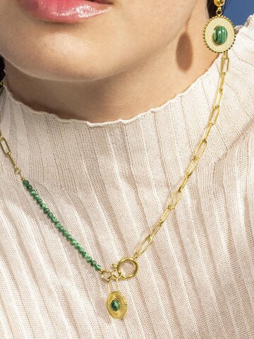 Luxenter Necklace 'Mossir' in Green