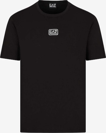 T-shirt fonctionnel EA7 Emporio Armani en noir : devant