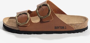 Bayton Pantolette 'ALICANTE' i brun: framsida