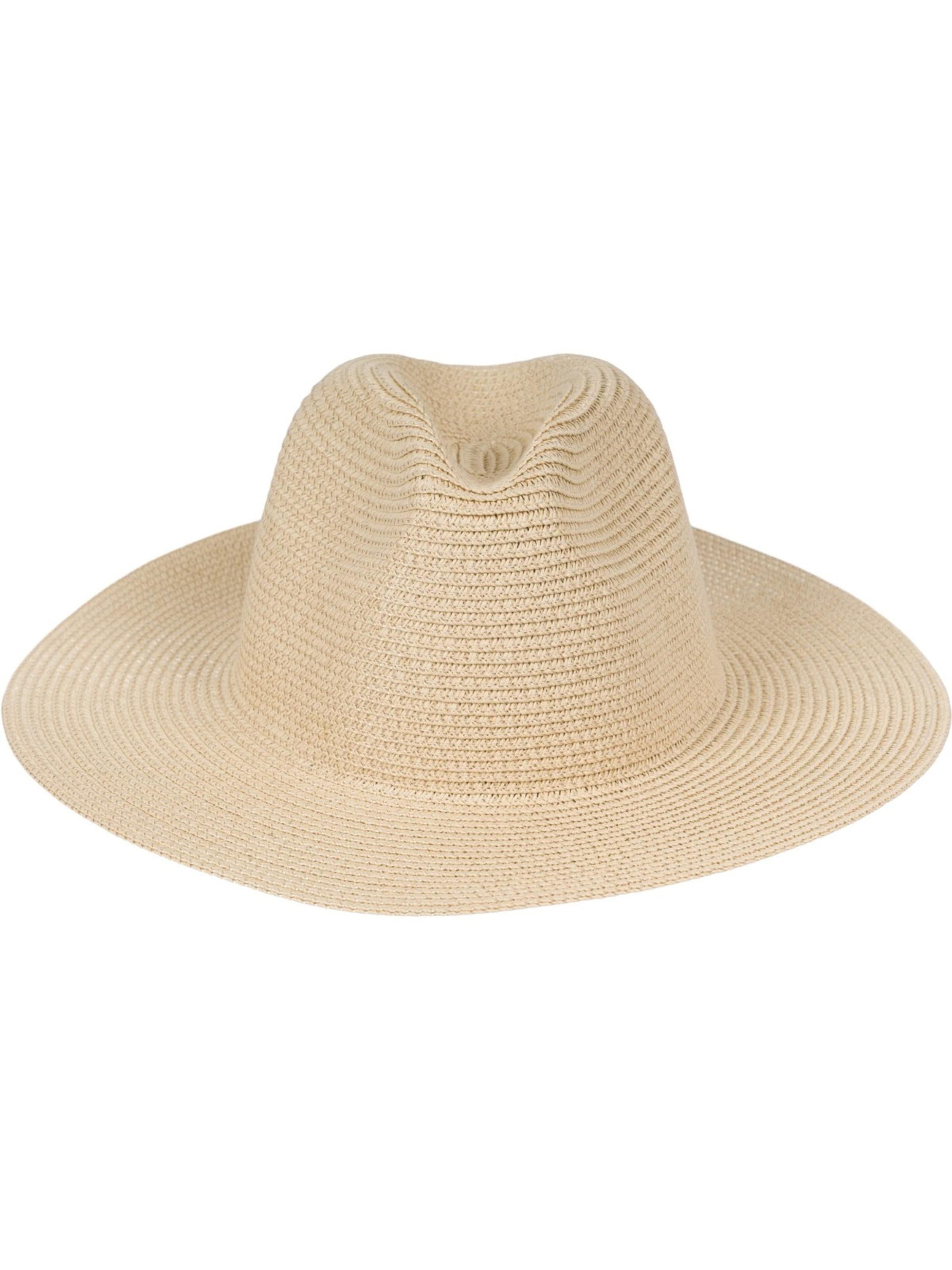 styleBREAKER Hat 'Panama Strohhut - Knautschhut' in Beige