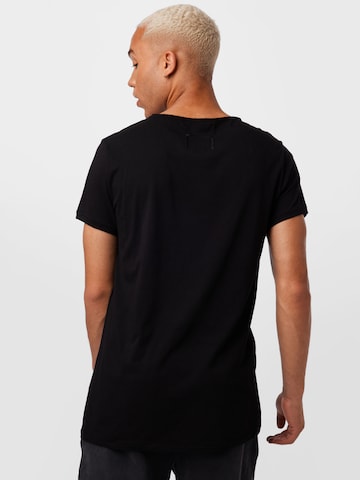 tigha Shirt 'Threesome Wren' in Black