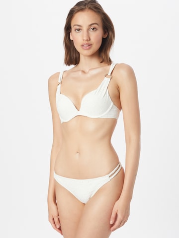 Hunkemöller Bikini nadrágok 'Broderie' - fehér