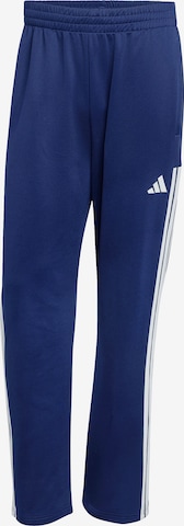ADIDAS SPORTSWEARLoosefit Sportske hlače 'HOUSE OF TIRO' - plava boja: prednji dio