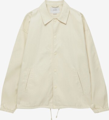 Pull&Bear Between-Season Jacket in White: front