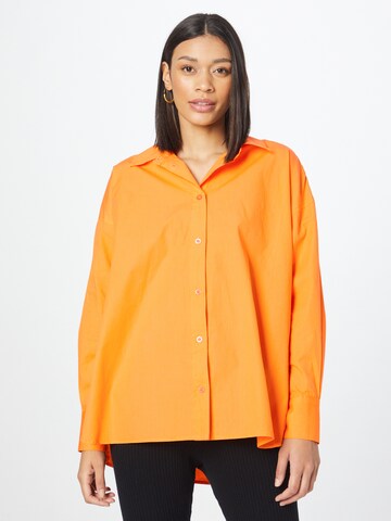 mbym Blouse 'Brisa' in Oranje: voorkant