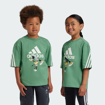 ADIDAS SPORTSWEAR Performance Shirt 'Disney Mickey Mouse' in Green: front