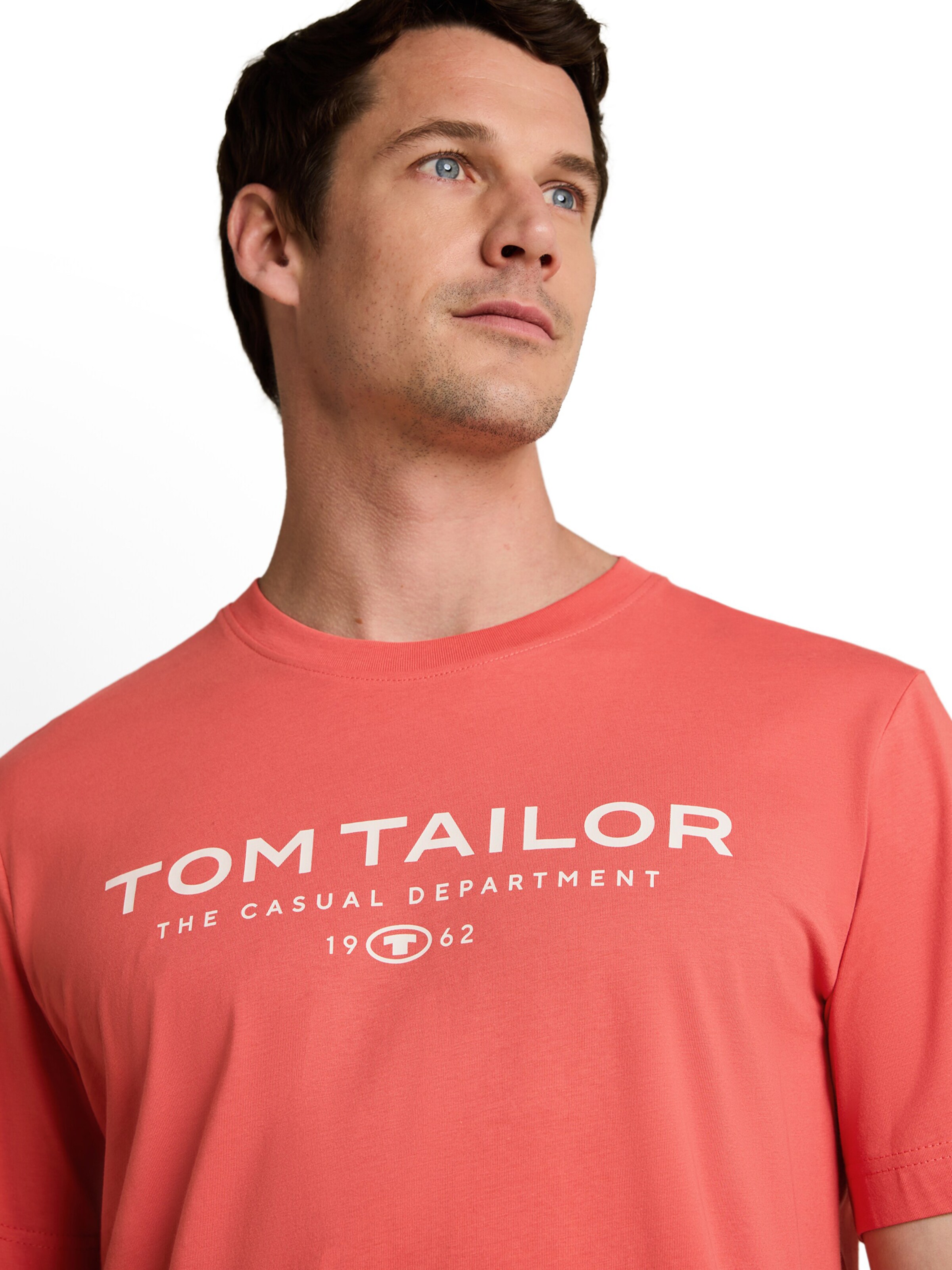 TOM TAILOR T-Shirt in Rot
