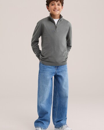 WE Fashion Loose fit Jeans in Blue: front