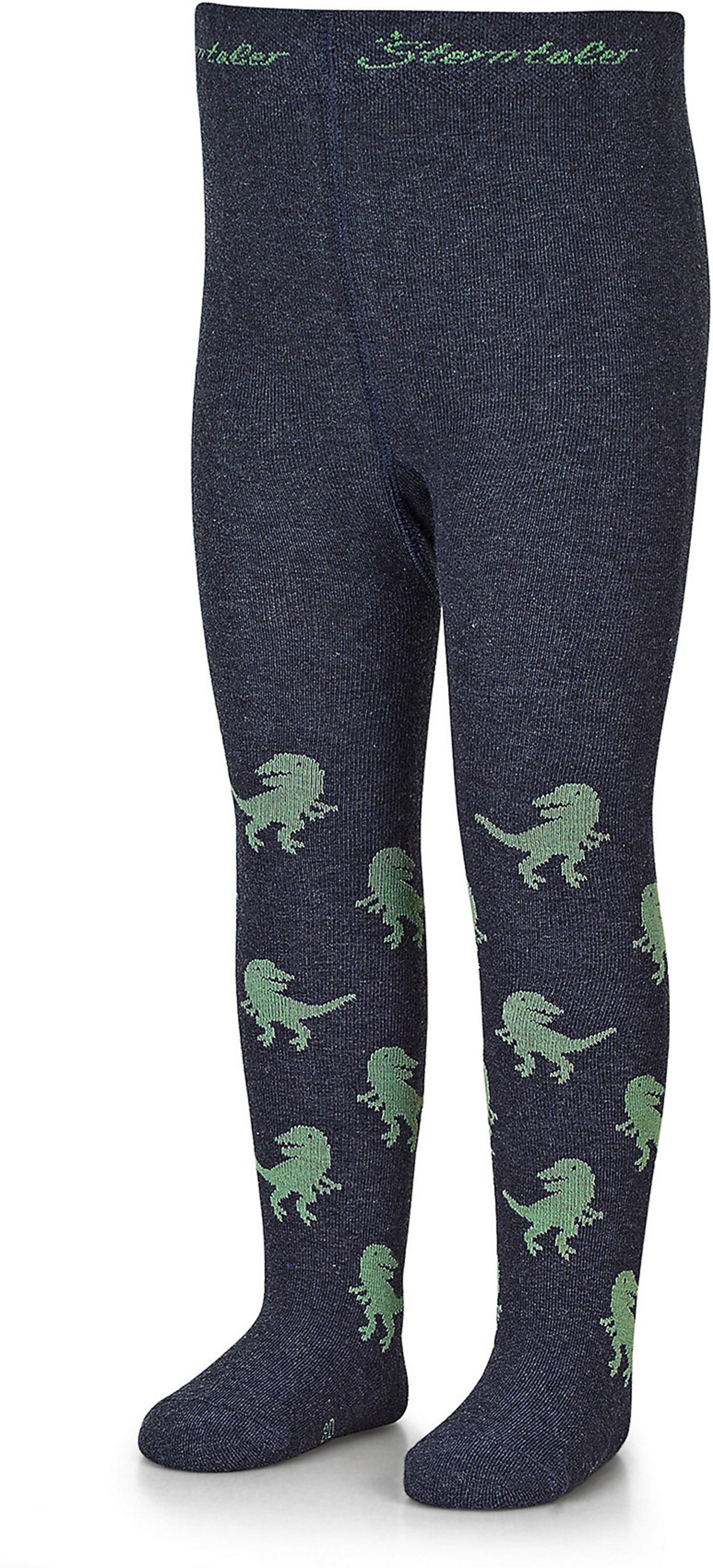 STERNTALER Regular Tights 'T-Rex' in Blue: front