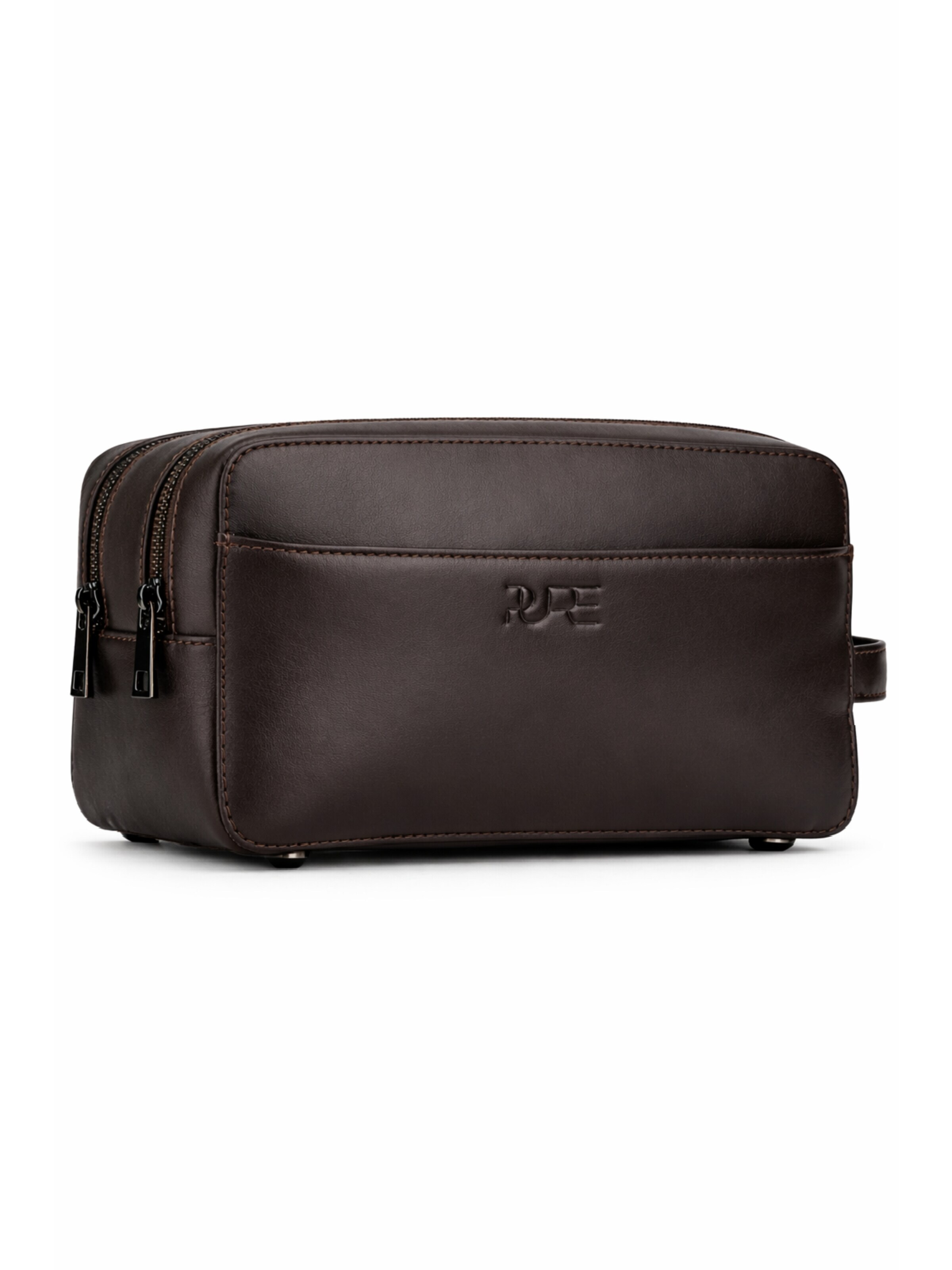 Trousses de toilette 'Atlas XL' PURE Studios en marron