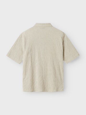 NAME IT Regular fit Overhemd in Beige
