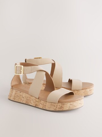 Sandales à lanières 'Forever Comfort' Next en beige