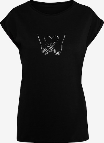 Merchcode Shirt 'Love 2' in Black: front