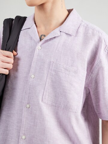 Only & Sons Comfort Fit Skjorte 'ONSCAIDEN' i lilla