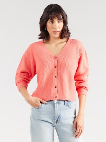 Cardigan 'Klaka' MSCH COPENHAGEN en orange : devant