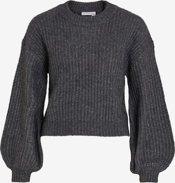 VILA Sweater in Grey: front