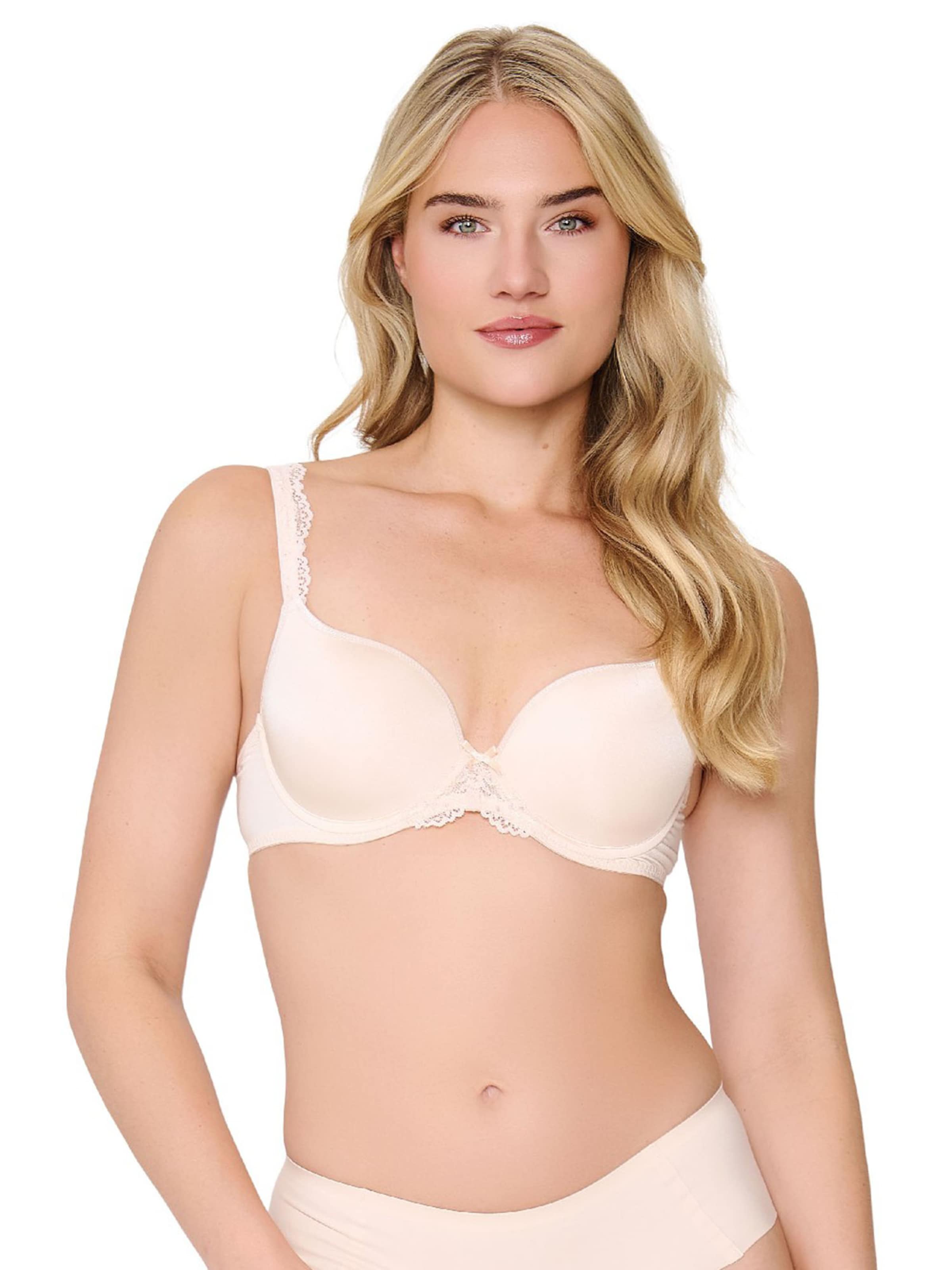 LingaDoreT-shirt Grudnjak 'Daily' - bež boja: prednji dio