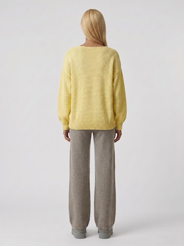 Pull-over oversize 'Milana Cotton' americandreams en jaune