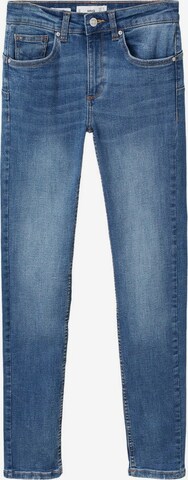 Skinny Jean 'Pushup' MANGO en bleu : devant