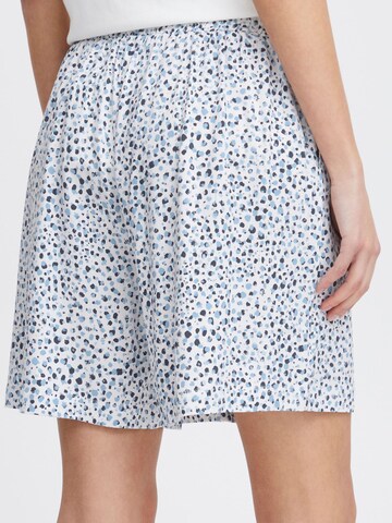 Wide Leg Pantalon 'Aya' ICHI en bleu