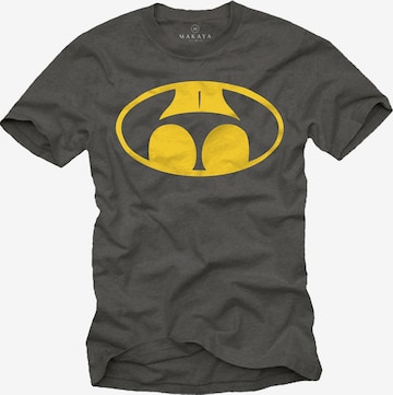MAKAYA Shirt 'Buttman' in Grey: front