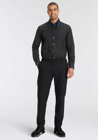 BRUNO BANANI Regular fit Business Shirt in Black