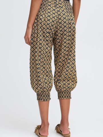 PULZ Jeans Tapered Harembroek ' PZJill ' in Geel
