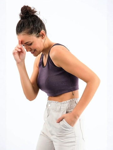 Tommy Life Top in Purple