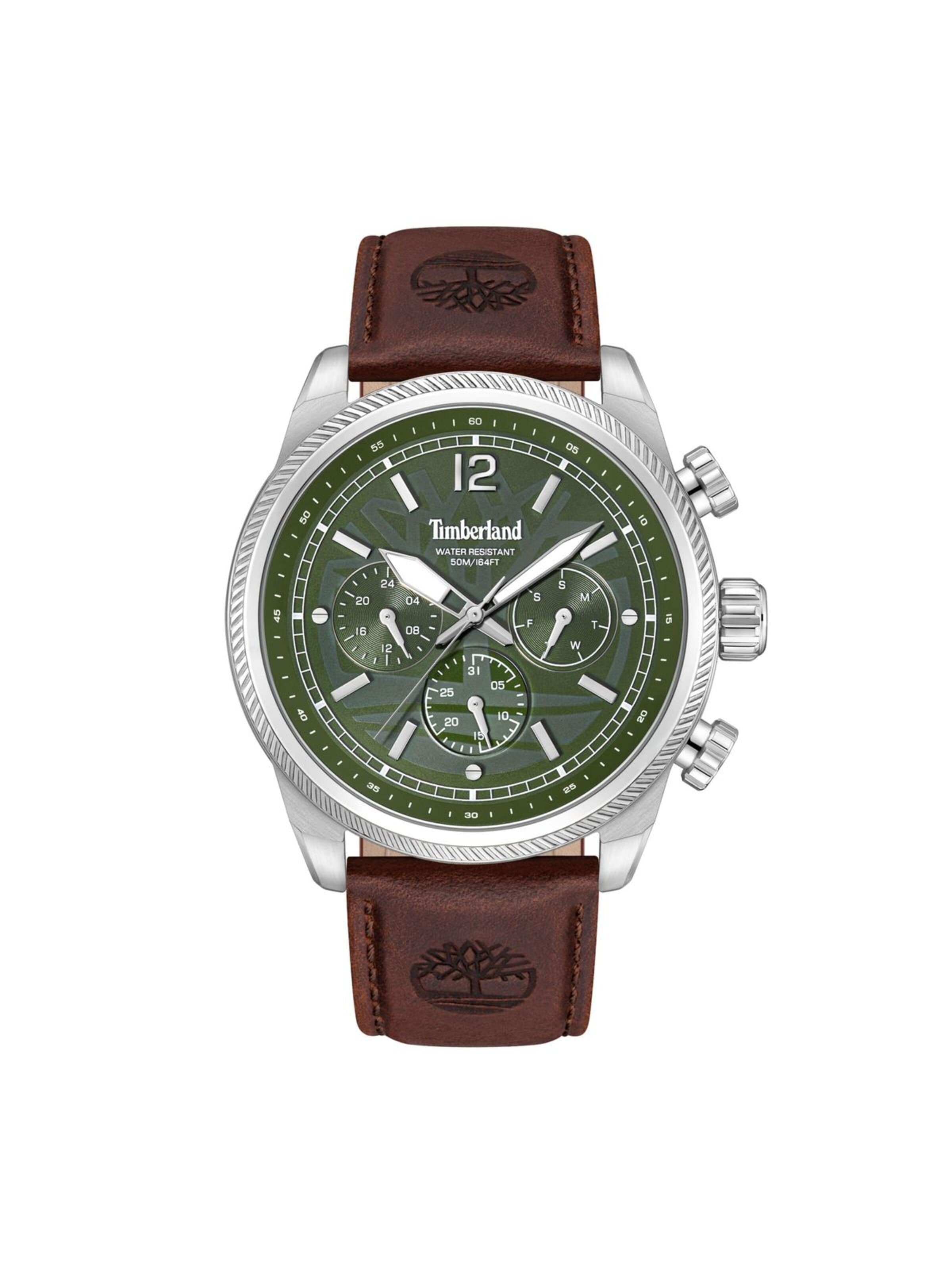 TIMBERLAND Analoguhr‌‌‌ in Braun: Vorderseite