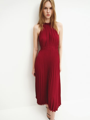 MANGO Cocktailjurk 'Bow' in Rood: voorkant