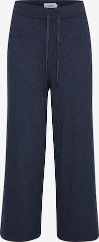 Oxmo Boot cut Pants 'Rie' in Blue: front