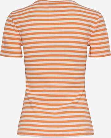 PIECES Tričko 'RUKA' – oranžová