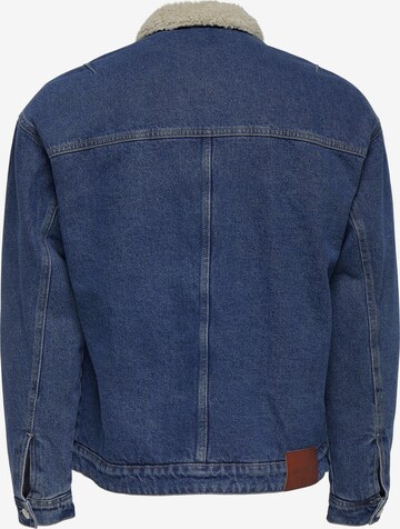 Veste mi-saison 'Rick' Only & Sons en bleu