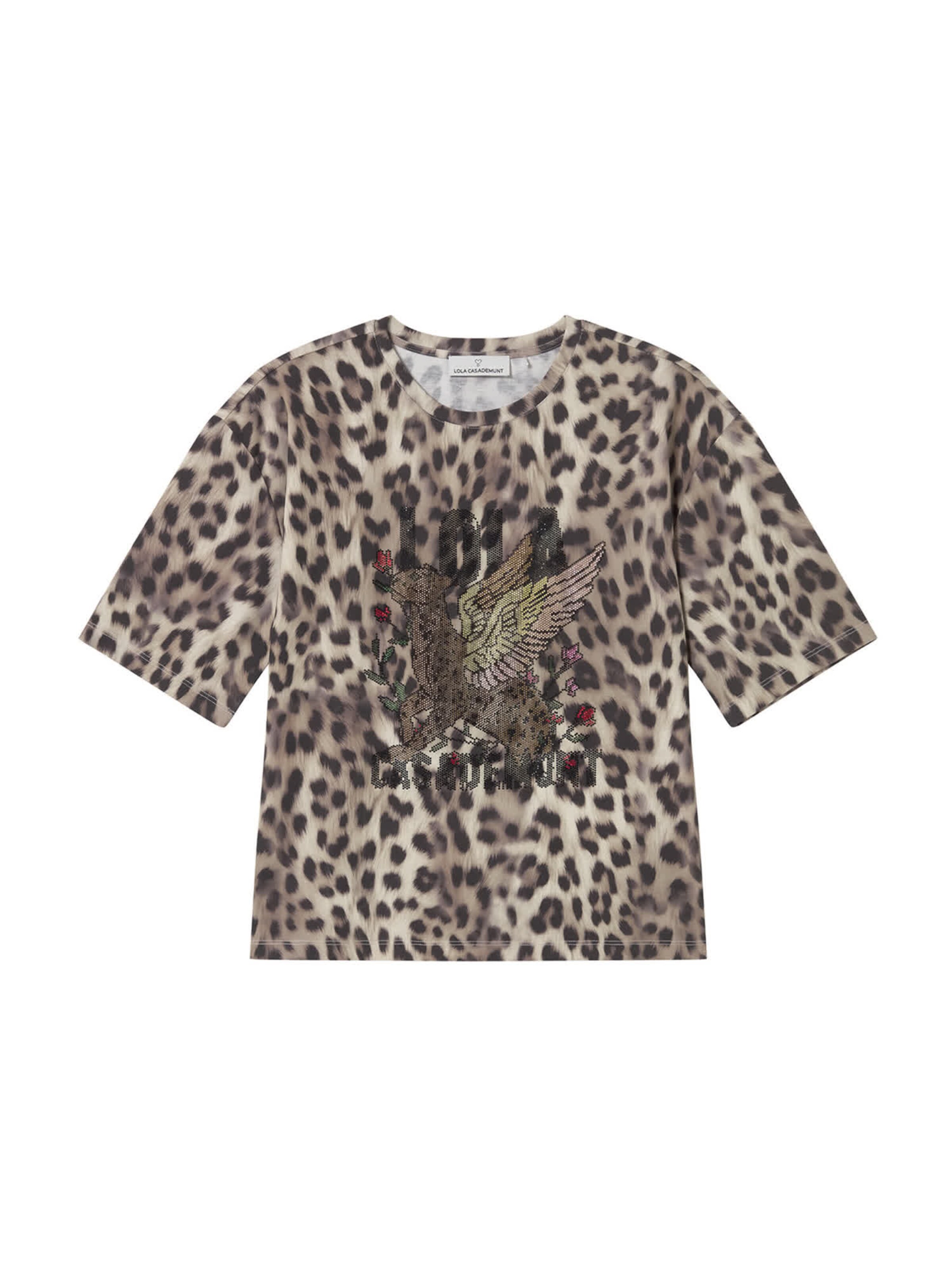 Lola Casademunt - Camiseta en marrón: frente