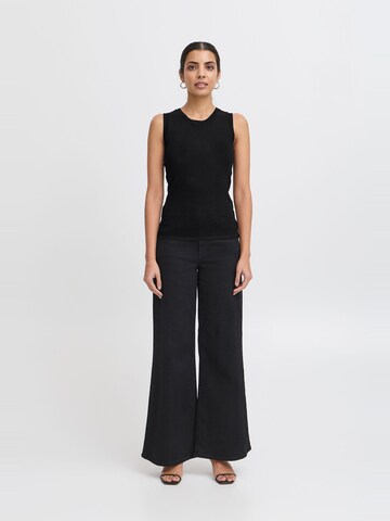 ICHI Knitted top 'IHDelany' in Black