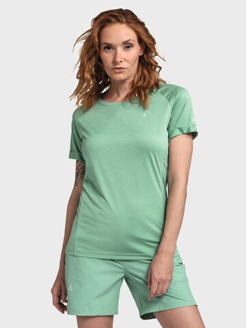T-shirt fonctionnel 'Boise2' Schöffel en vert : devant