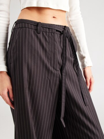 VILA Wide Leg Hose 'VIEsma' in Schwarz