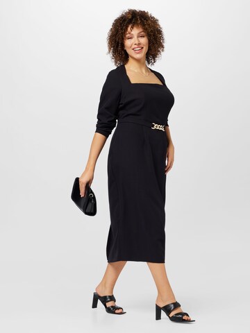 Robe fourreau River Island Plus en noir