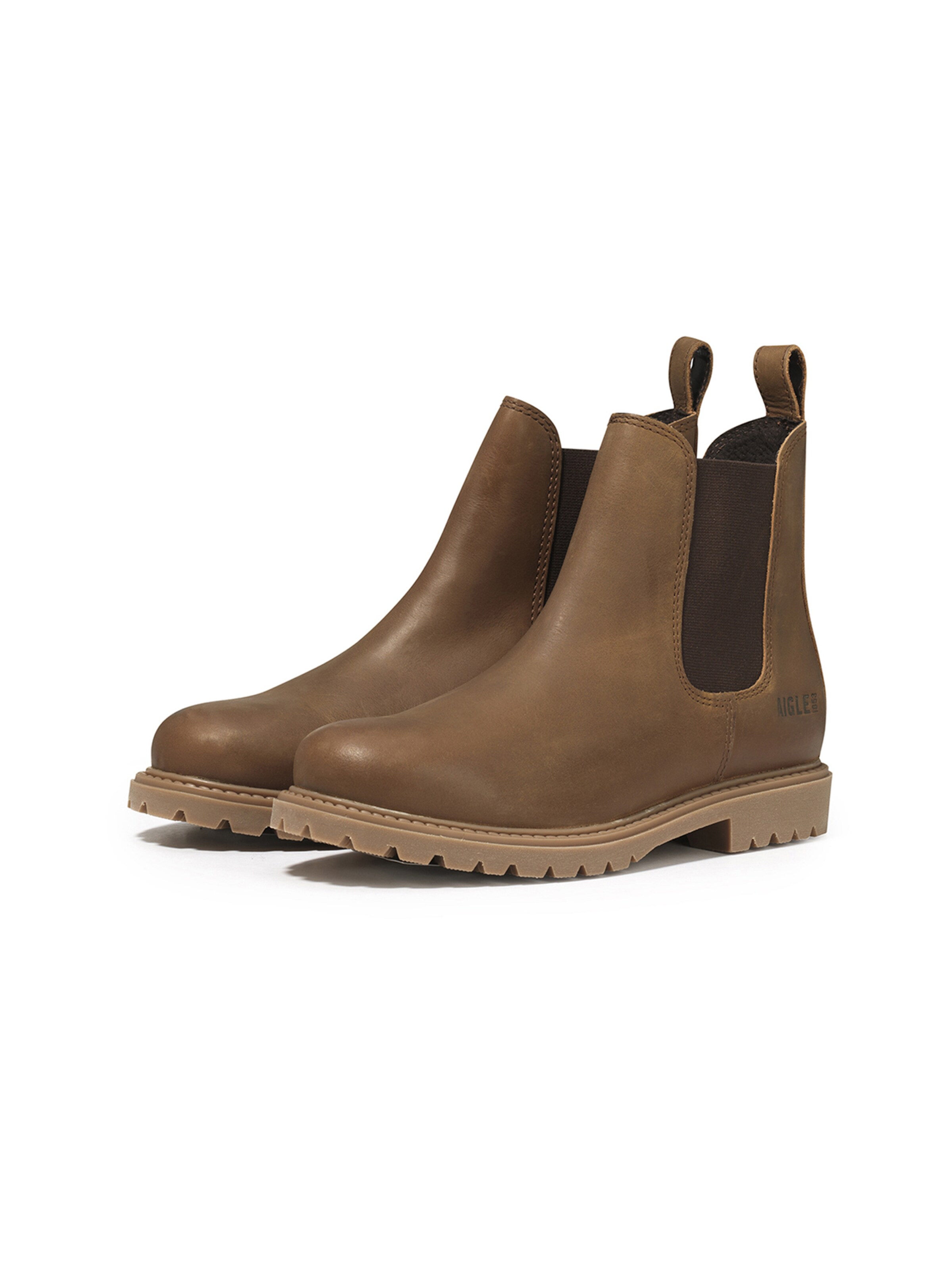 Chelsea Boots 'Eperon' AIGLE en marron