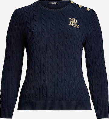Pulover 'MONTIVA' de la Lauren Ralph Lauren Plus pe albastru: față