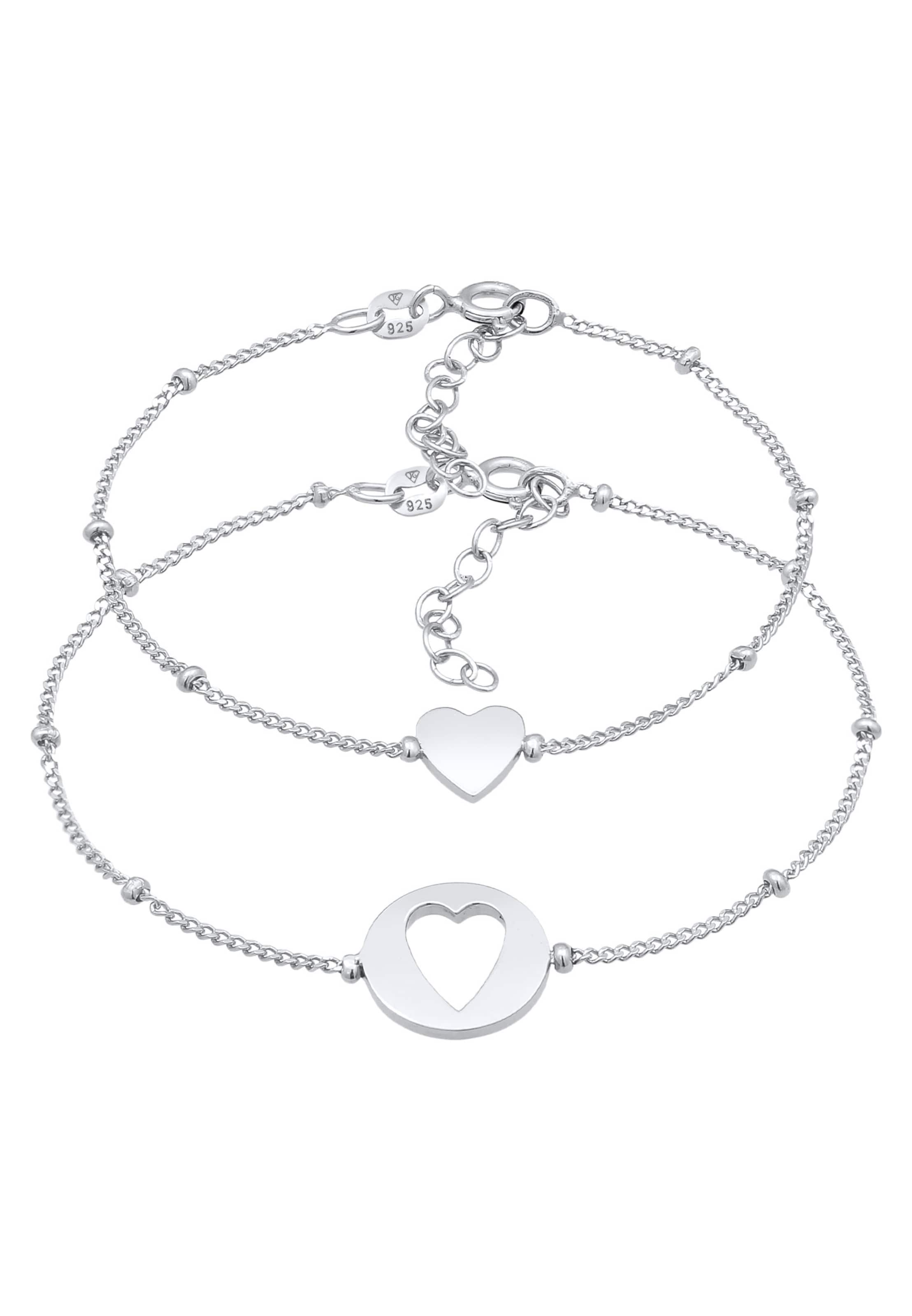 ELLI Schmuckset in Silber: Vorderseite