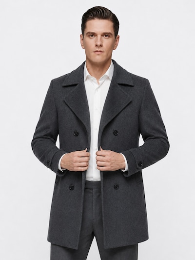 ALLTHEMEN Winter Coat 'Winterglanz' in S in Dark grey, Item view