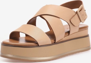 INUOVO Sandals in Beige: front