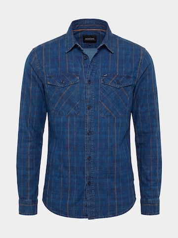 KOROSHI - Ajuste regular Camisa en azul