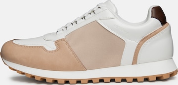 Ombre Sneakers hoog in Wit: voorkant