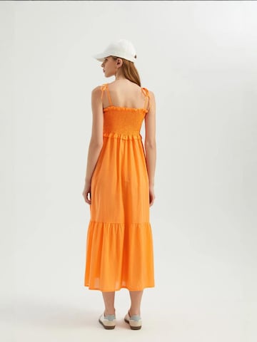 Hiccup Dress in Orange